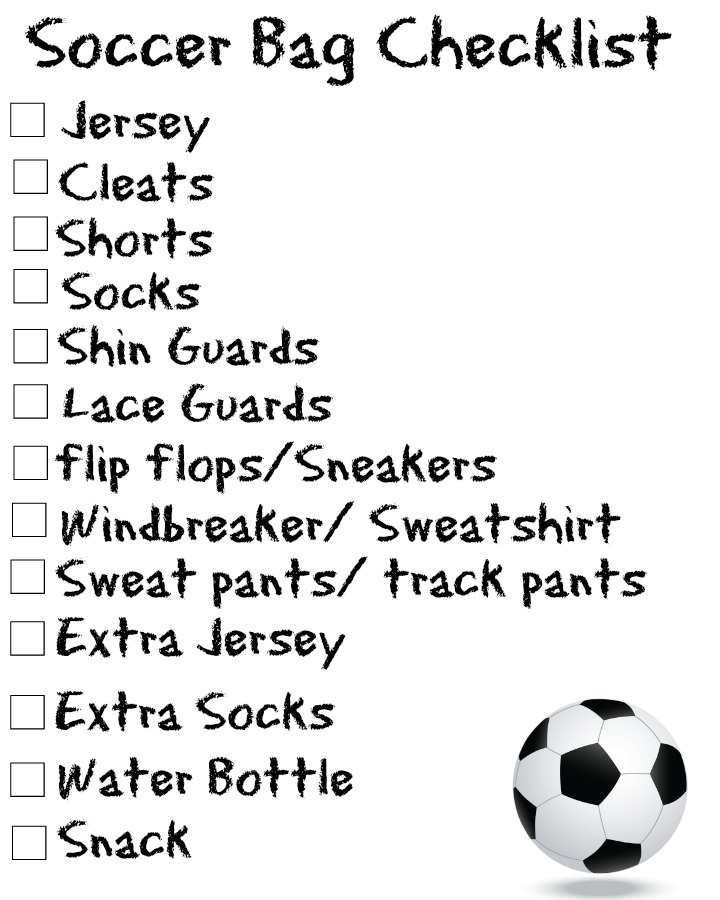 Soccer-bag-checklist