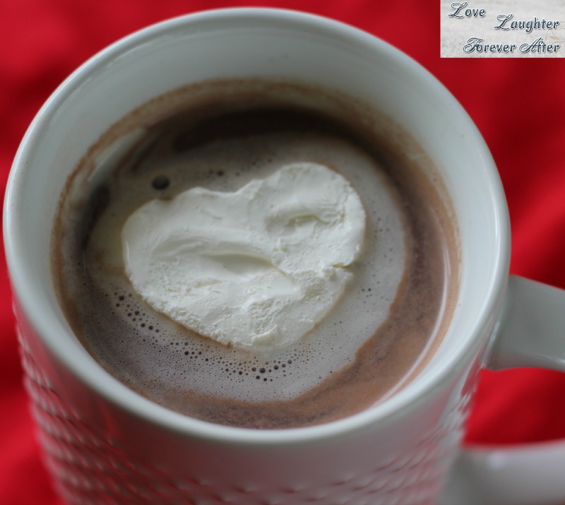 Cool whip hot cocoa heart for Valentine