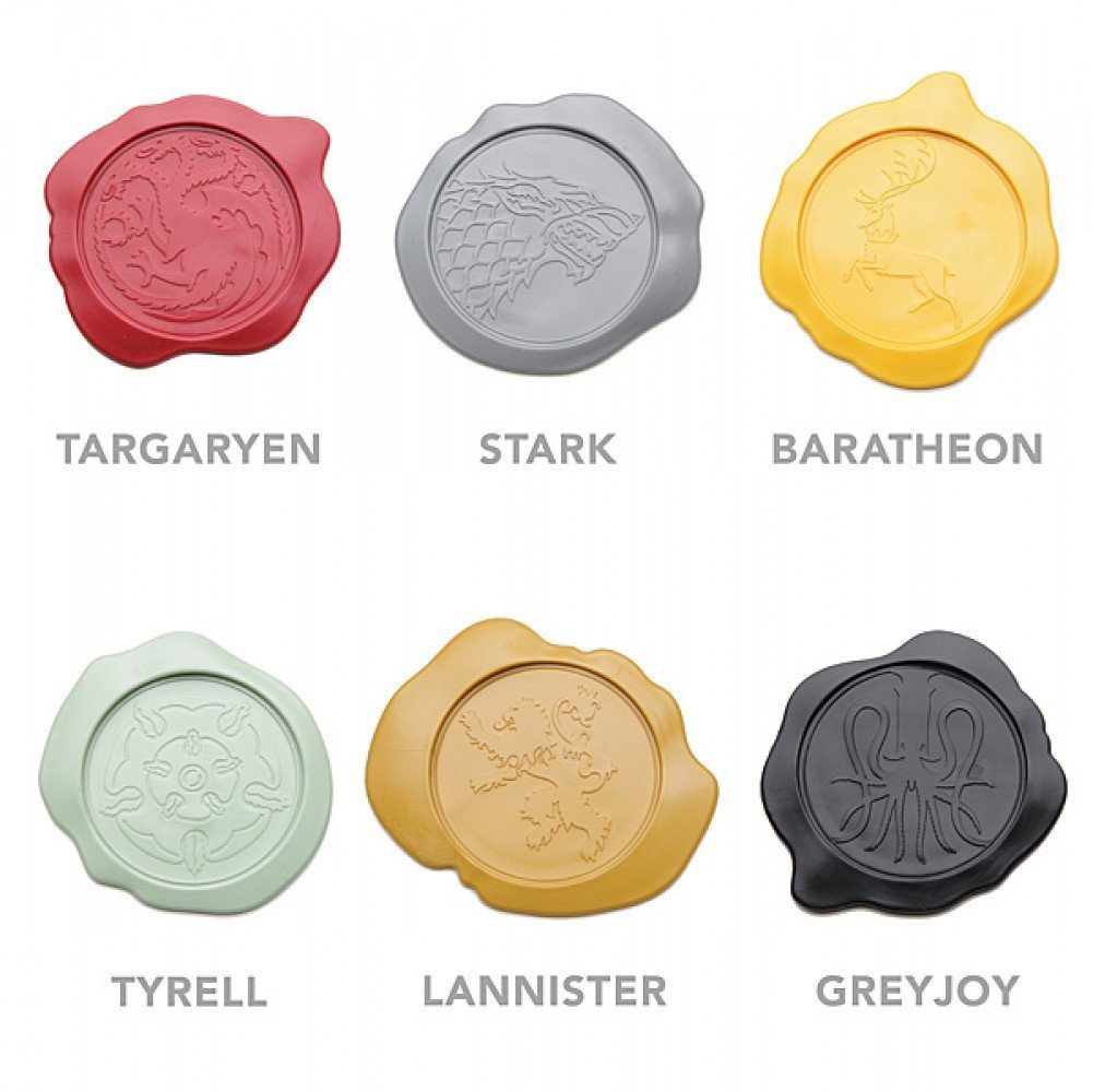 game of thrones house seal coasters