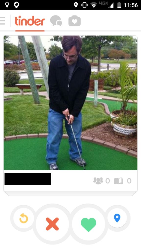 Tinder hole in one