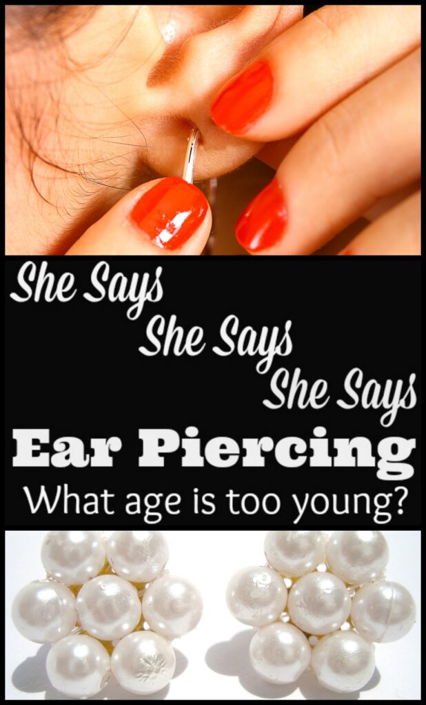 What age is okay for ear piercing?