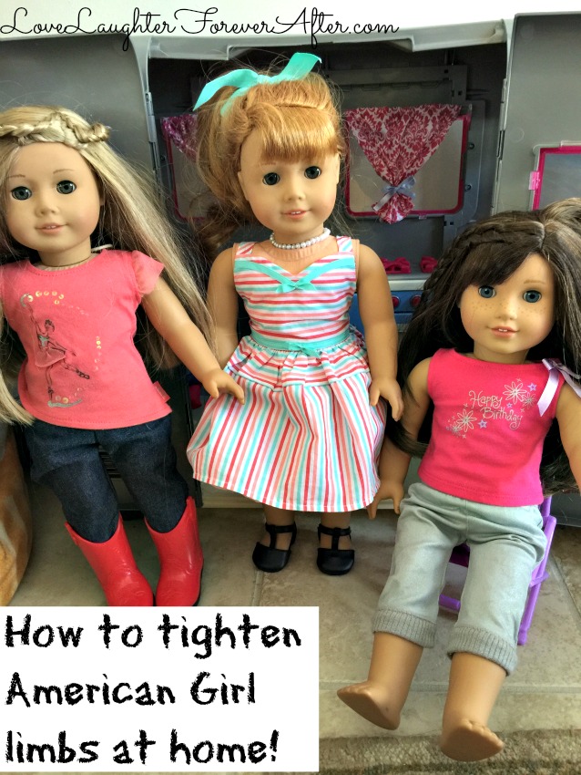 How to tighten american girl limbs
