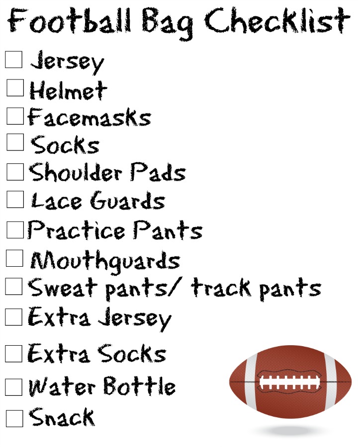 football-bag-checklist