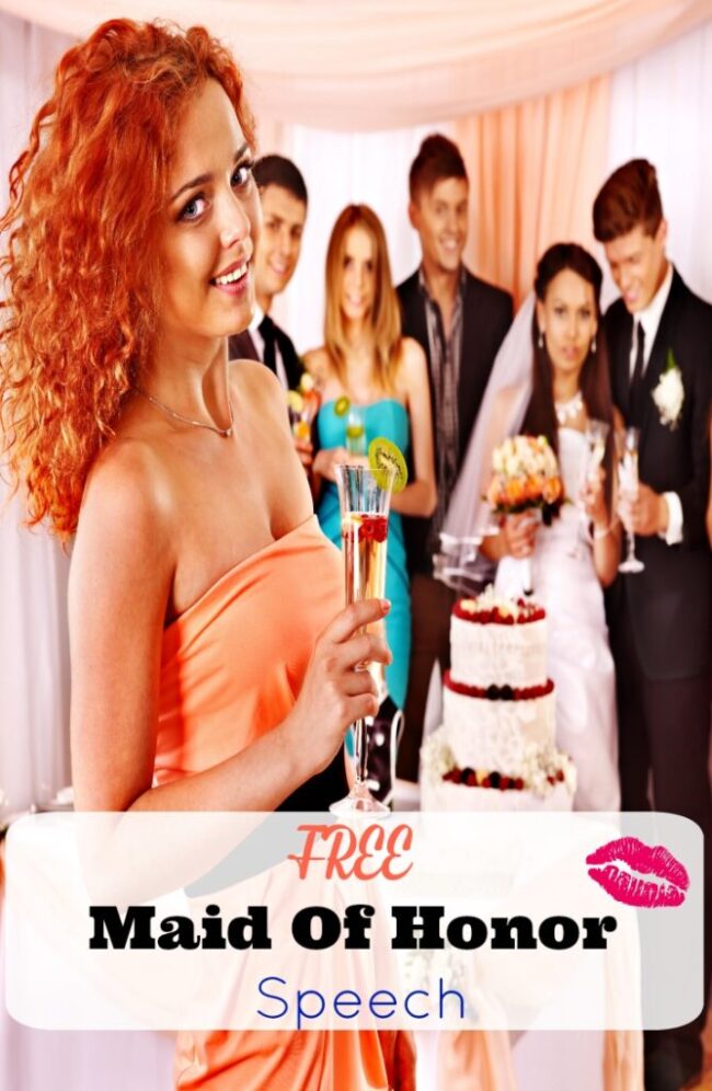 free maid of honor speeches