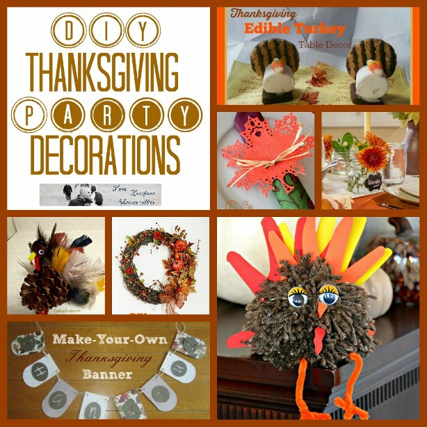 DIY Thanksgiving Party Decorations