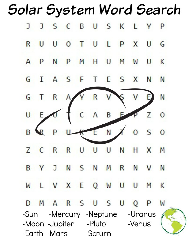 planet word search